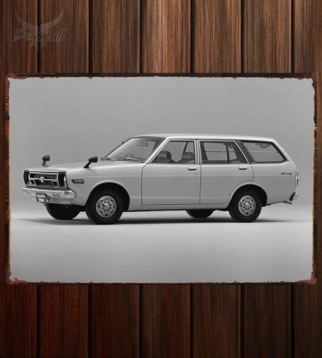 Металлическая табличка Nissan Sunny Van (B310)